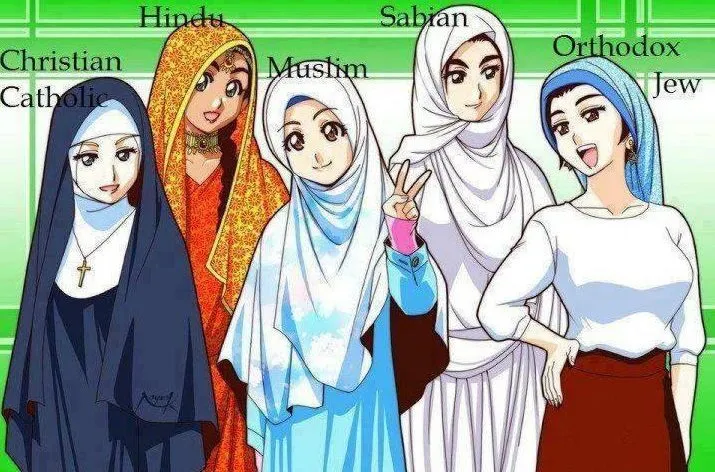 Uso del velo en distintas religiones
